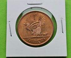 Ireland 1966 year Uncirculated Bronze Penny.