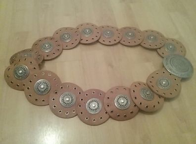 Vintage brown leather belt