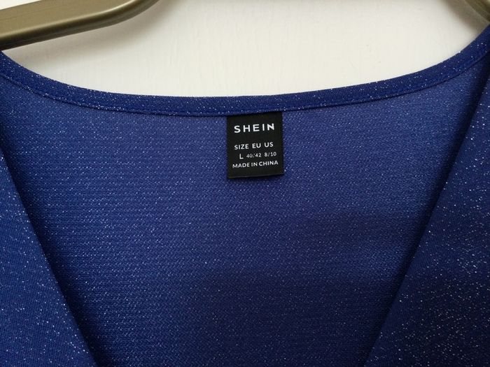 Dress royal blue glitter size L