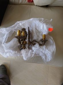 Brass Lacquered Wall Lights