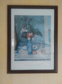 Large framed Cezanne print