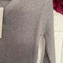 jumper grey v neck jumper m/l adjustable front detail Image 4