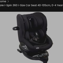 Reduced for a quick sale. Great car seat. Excellent condition. Joie 360 spin - toddler car seat