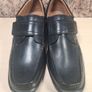 Mens Clarks Huckley Roll Black Leather Shoes Size Uk 8 Eu 42 Brand New Image 3
