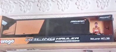 Bburago Racing Hauler Mclaren Formula 1 Mcl 38 Mercedes Truck Model