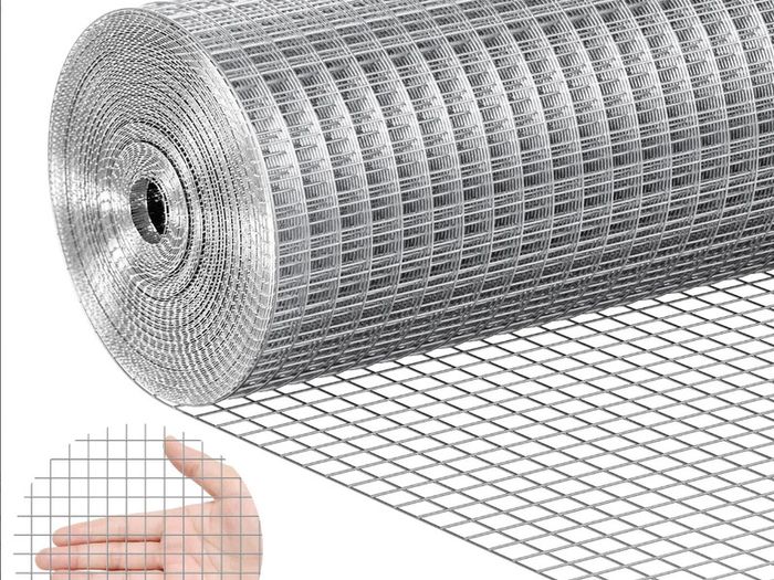 Hardware Cloth, 1/2 inch 24in x 25 ft 19 Gauge, Hot Dipped Galvanized Wire Mesh Roll, Chicken Wire Fencing, Wire Mesh for Rabbit Cages, Garden, Small Rodents