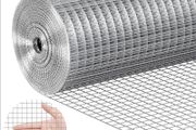 Hardware Cloth, 1/2 inch 24in x 25 ft 19 Gauge, Hot Dipped Galvanized Wire Mesh Roll, Chicken Wire Fencing, Wire Mesh for Rabbit Cages, Garden, Small Rodents