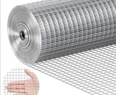 Hardware Cloth, 1/2 inch 24in x 25 ft 19 Gauge, Hot Dipped Galvanized Wire Mesh Roll, Chicken Wire Fencing, Wire Mesh for Rabbit Cages, Garden, Small Rodents
