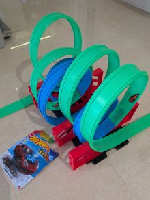 Hot Wheels Track and Unopened Car