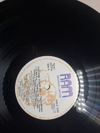 Vinyl.The Dubliners 15 years on.