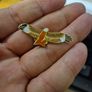 Vintage Eagle Pin. European Red Kite Raptor Bird Vintage Enamel Lapel Cap Pin Badge. Image 2