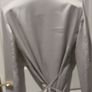 ivory satin blazer dress Image 2