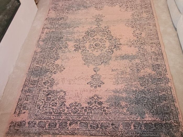 Vintage pink rug