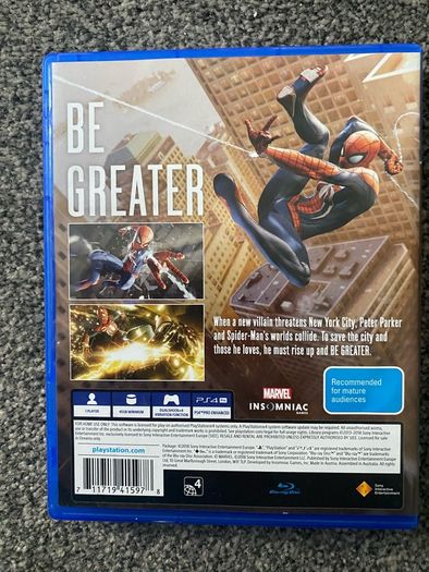 ps4 game: Spider-man - game tested