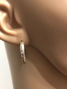 sterling silver hoop earrings