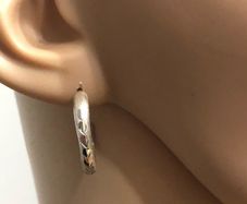 sterling silver hoop earrings