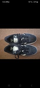 Adidas navy trainers size 6.5