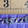 Vintage 9c 375 Solid Yellow Gold Solid Diamonds Cut Horse Shoe with Horses Head Link Bracelet L-6" 8,8 g Image 9