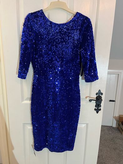 NEW Sequin Dress by Ad Lib London - Size 10 / Size 12