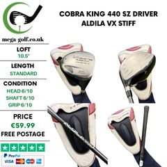 Cobra King 440 SZ Driver / 10.5 Degree / Aldila VX Stiff