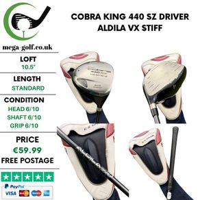 Cobra King 440 SZ Driver / 10.5 Degree / Aldila VX Stiff