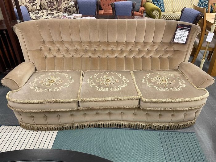 Light Brown 3 Piece Suite
