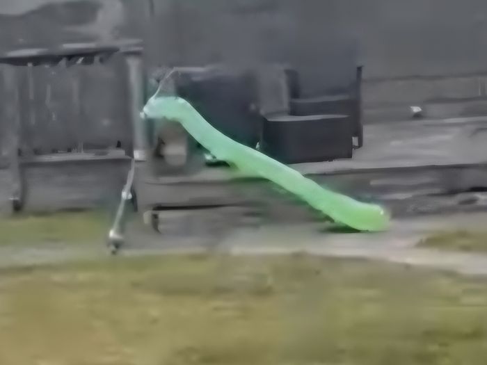 Swing and slide set