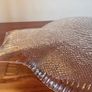 Large Vintage Fish Glass Serving Platter Plate Tray, Pasabahce Image 8