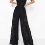 New Boohoo lace strappy back jumpsuit size 12 Image 2