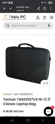 Laptop bag techair