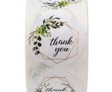 Thank you stickers