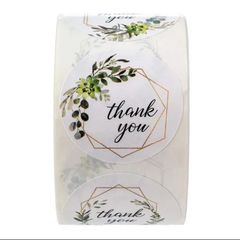 Thank you stickers