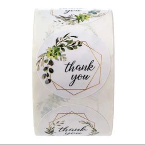Thank you stickers