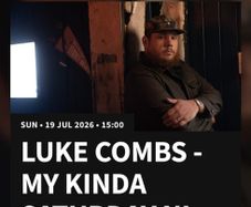 Luke Combs Tickets 65e each