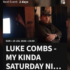 Luke Combs Tickets 65e each