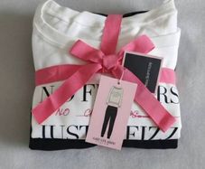 Ann Summers Pyjamas Long Cream/Black s. 8-10