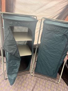 2 x Quechua Camping Wardrobes