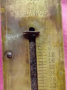 Vintage Brass Pocket Balance  X 2
