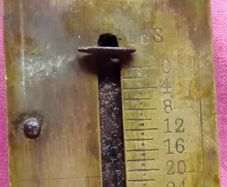Vintage Brass Pocket Balance  X 2