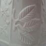 New cream vase with leaves design Image 5