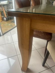 Solid Oak Kitchen Table
