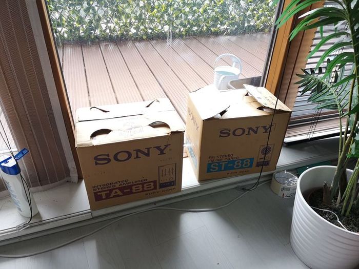 Sony T-88 Amp & Sony ST-88 Tuner - with all original packaging