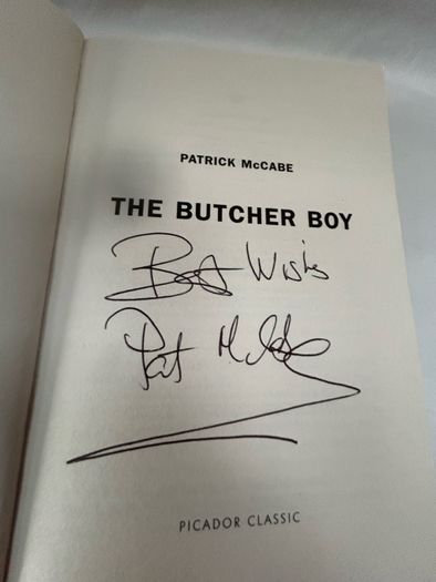 Patrick McCabe SIGNED Copy of The Butcher Boy Picador Classic Paperback VG