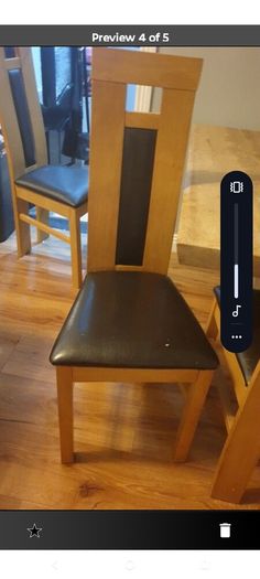 table and chairs