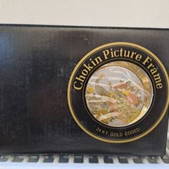 Chokin Picture Frame NEW 24 t gold