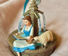 Disney Store Singing Belle Fountain Ornament, 2016