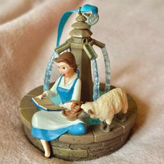 Disney Store Singing Belle Fountain Ornament, 2016