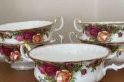 SOUP COUPE , Royal Albert Old Country Roses, Bone China