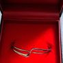 sterling silver diamond bangle Image 2