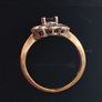 Vintage 9ct yellow gold sapphire and diamonds Image 3